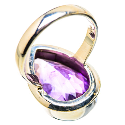 Faceted Amethyst Ring Size 8 (925 Sterling Silver) RING134648