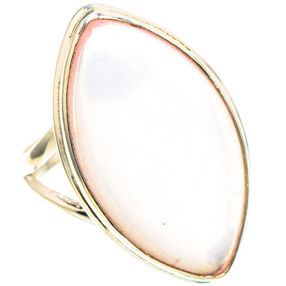 Large Rose Quartz Ring Size 9 (925 Sterling Silver) RING136927