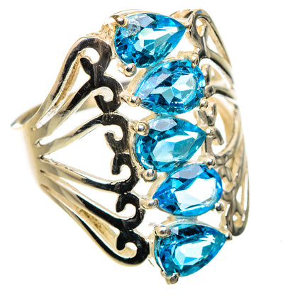 Ana Silver Co Blue Topaz Ring Size 9 (925 Sterling Silver)