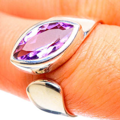 Faceted Amethyst Ring Size 8 (925 Sterling Silver) RING136843