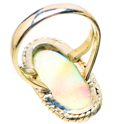 Aura Opal 925 Sterling Silver Ring Size 7.25 Ana Co R135232