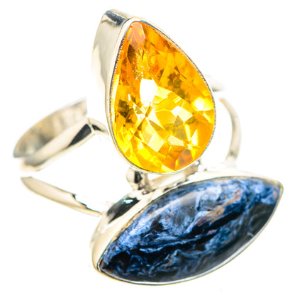 Large Pietersite, Citrine 925 Sterling Silver Ring Size 9.5 (925 Sterling Silver) RING137564