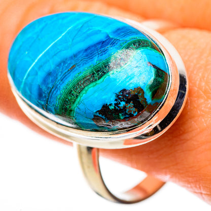 Malachite In Chrysocolla Ring Size 12.75 (925 Sterling Silver) RING134929