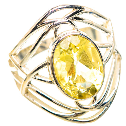 Faceted Citrine Ring Size 9.75 (925 Sterling Silver) RING136411