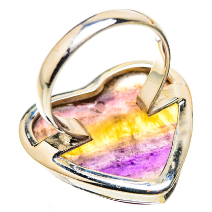 Large Fluorite Ring Size 9 (925 Sterling Silver) RING135709