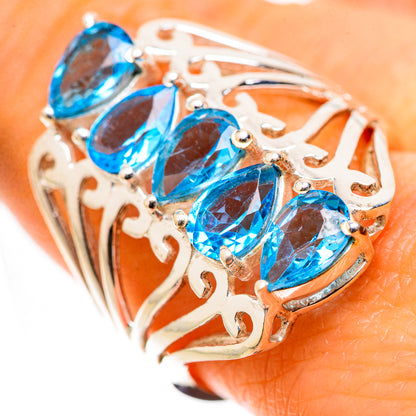 Ana Silver Co Blue Topaz Ring Size 9 (925 Sterling Silver)