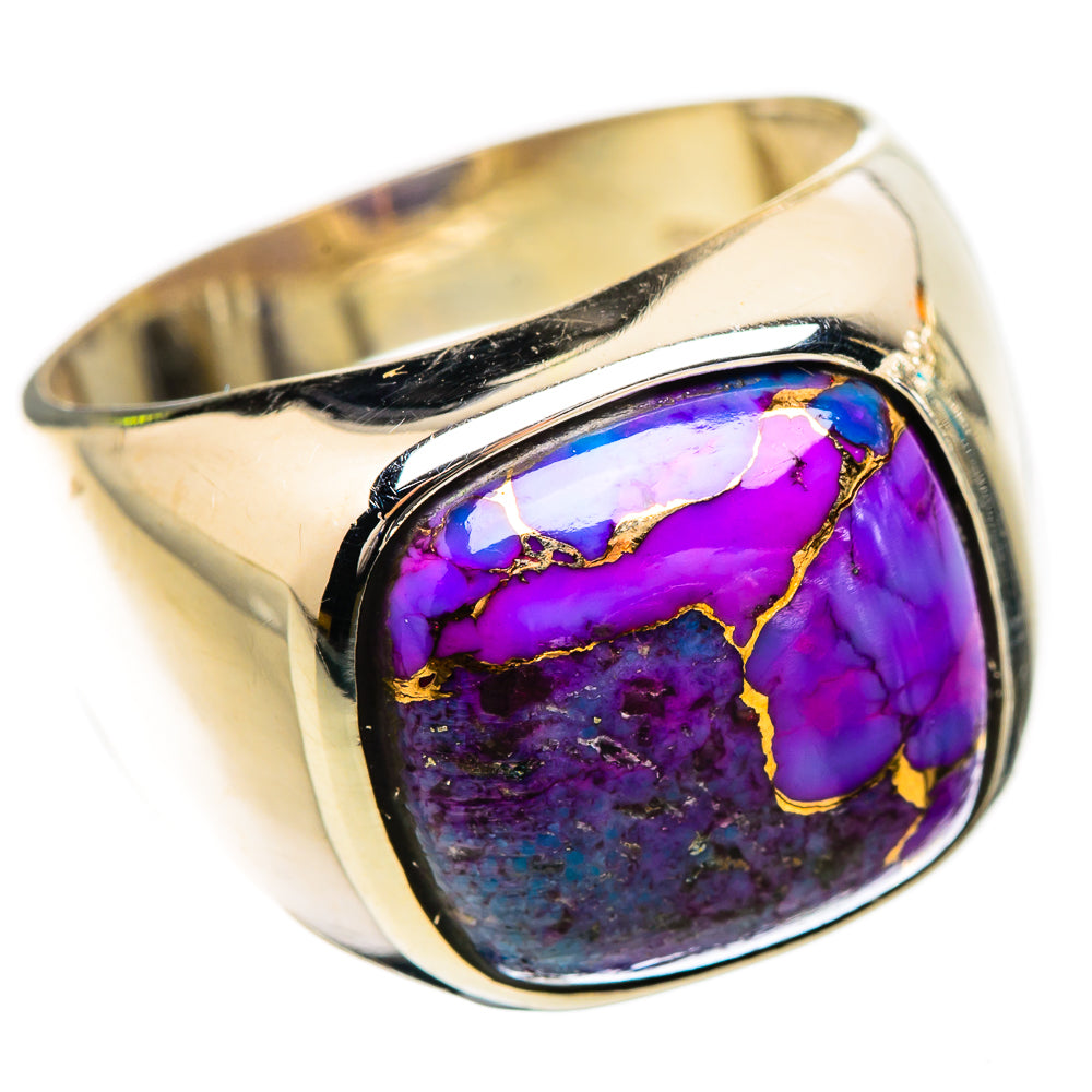 Purple Copper Composite Turquoise Ring Size 8 (925 Sterling Silver) RING135290