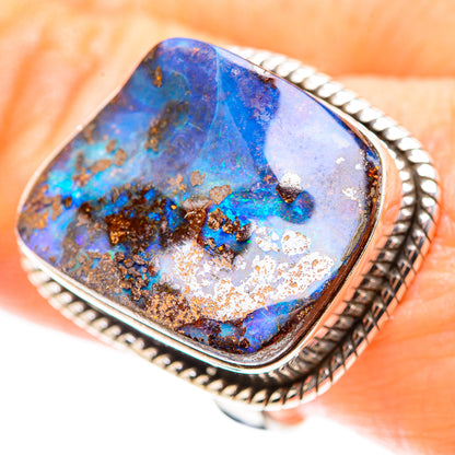 Large Boulder Opal Ring Size 10 (925 Sterling Silver) RING136766
