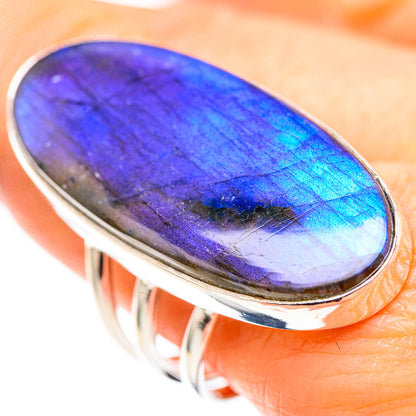 Large Labradorite 925 Sterling Silver Ring Size 10 (925 Sterling Silver) RING137586