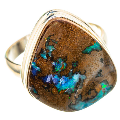 Australian Boulder Opal Ring Size 9.5 (925 Sterling Silver) RING137110