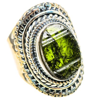 Green Tourmaline Ring Size 7.5 (925 Sterling Silver) RING136271