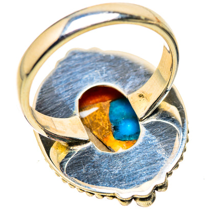 Spiny Oyster Turquoise Ring Size 8 (925 Sterling Silver) RING134925