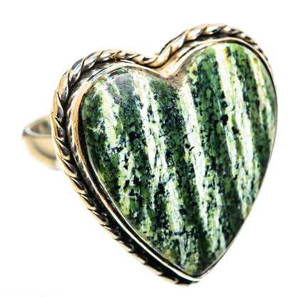 Large Swiss Green Opal Ring Size 9 (925 Sterling Silver) RING136138