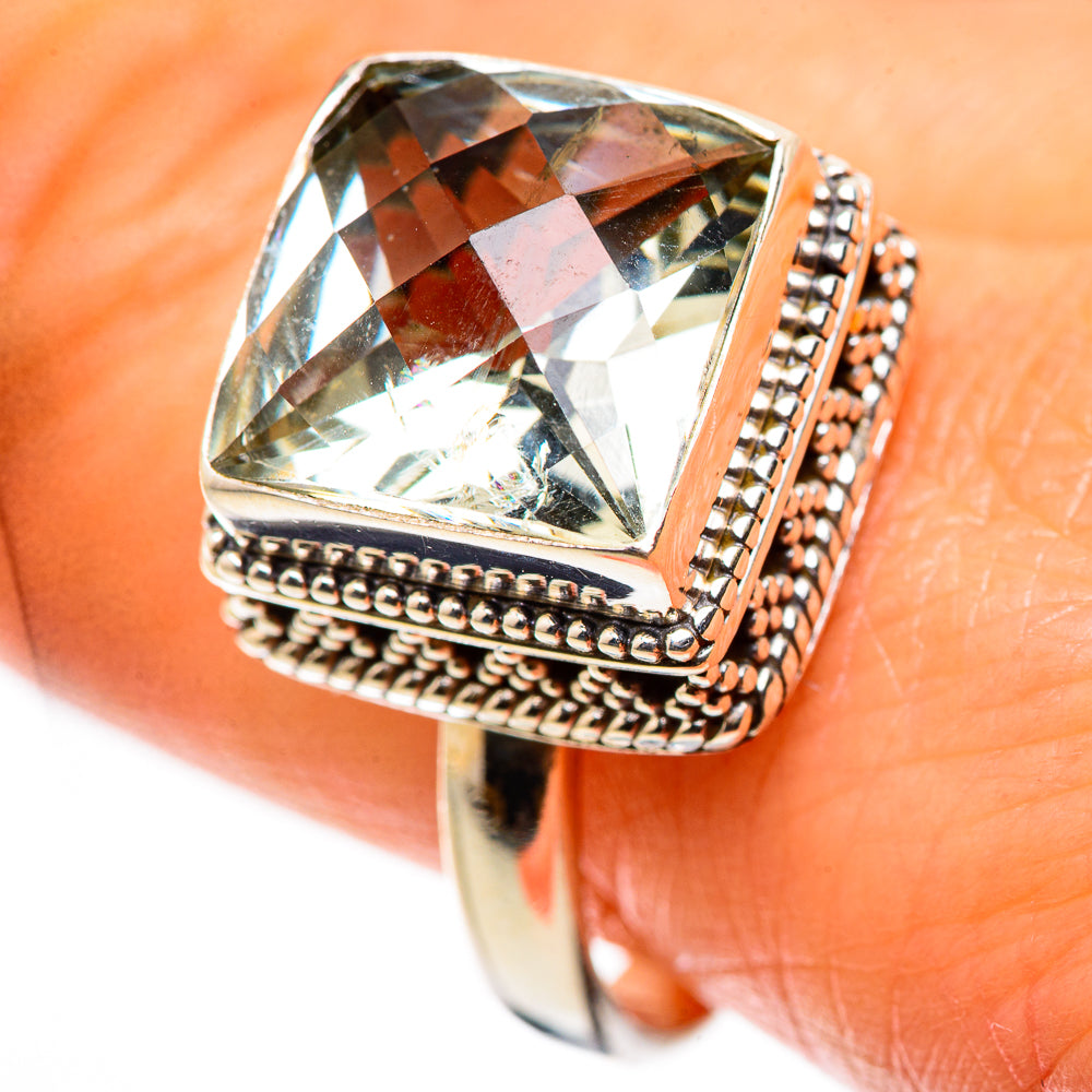 Green Amethyst Ring Size 11 (925 Sterling Silver) RING134899