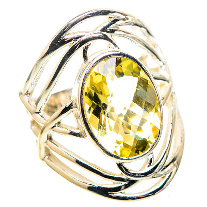 Faceted Citrine Ring Size 5.5 (925 Sterling Silver) RING136911