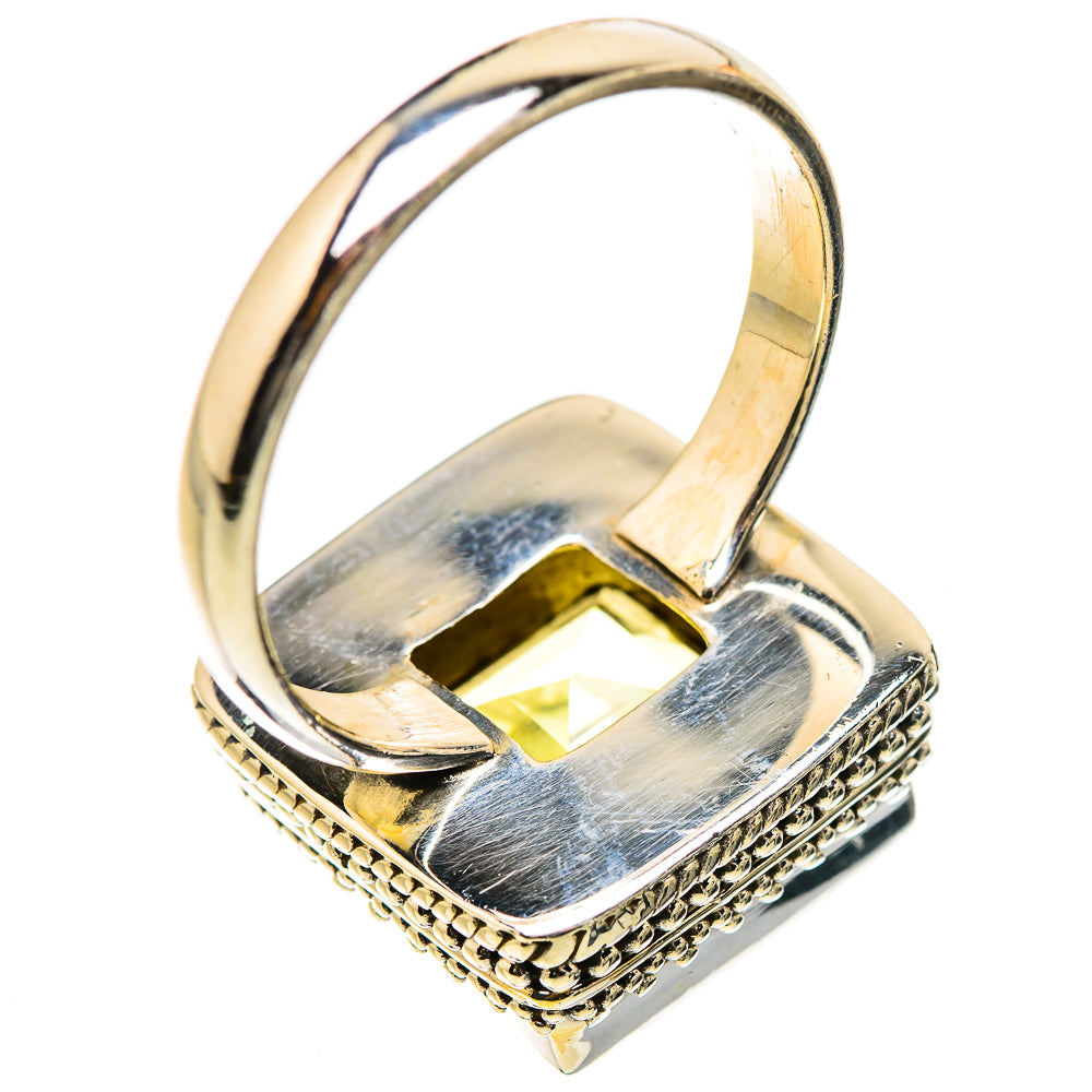 Faceted Citrine Ring Size 11 (925 Sterling Silver) RING135420