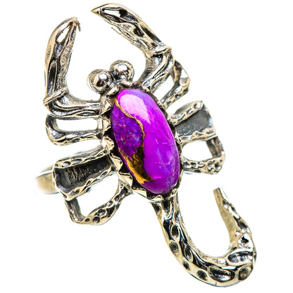 Purple Copper Composite Turquoise Ring Size 8.25 (925 Sterling Silver) RING135486