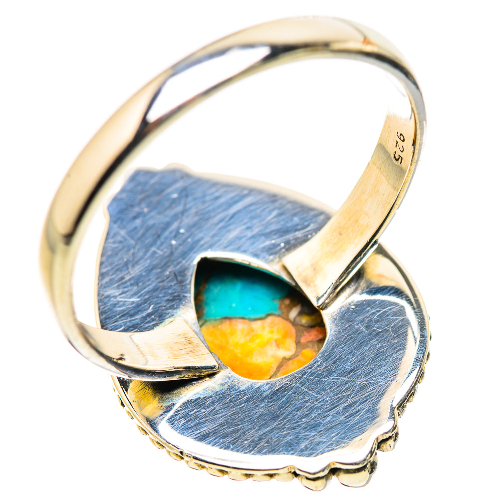 Spiny Oyster Turquoise Ring Size 12.75 (925 Sterling Silver) RING134591