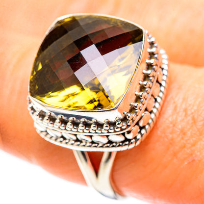 Faceted Citrine 925 Sterling Silver Ring Size 8 (925 Sterling Silver) RING137443