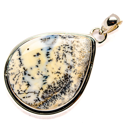 Dendritic Opal Pendant 1 3/4" (925 Sterling Silver) PD36781