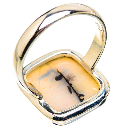 Scenic Dendritic Agate Ring Size 9.75 (925 Sterling Silver) RING135696