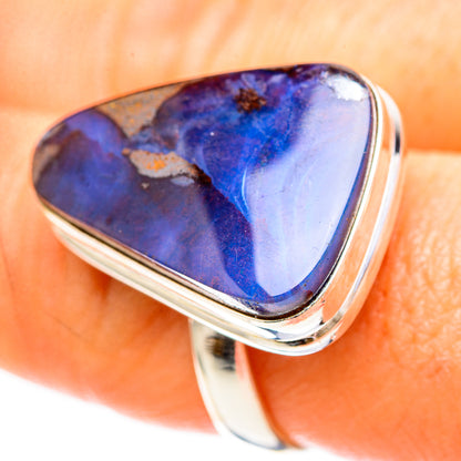 Australian Boulder Opal Ring Size 9.75 (925 Sterling Silver) RING136998