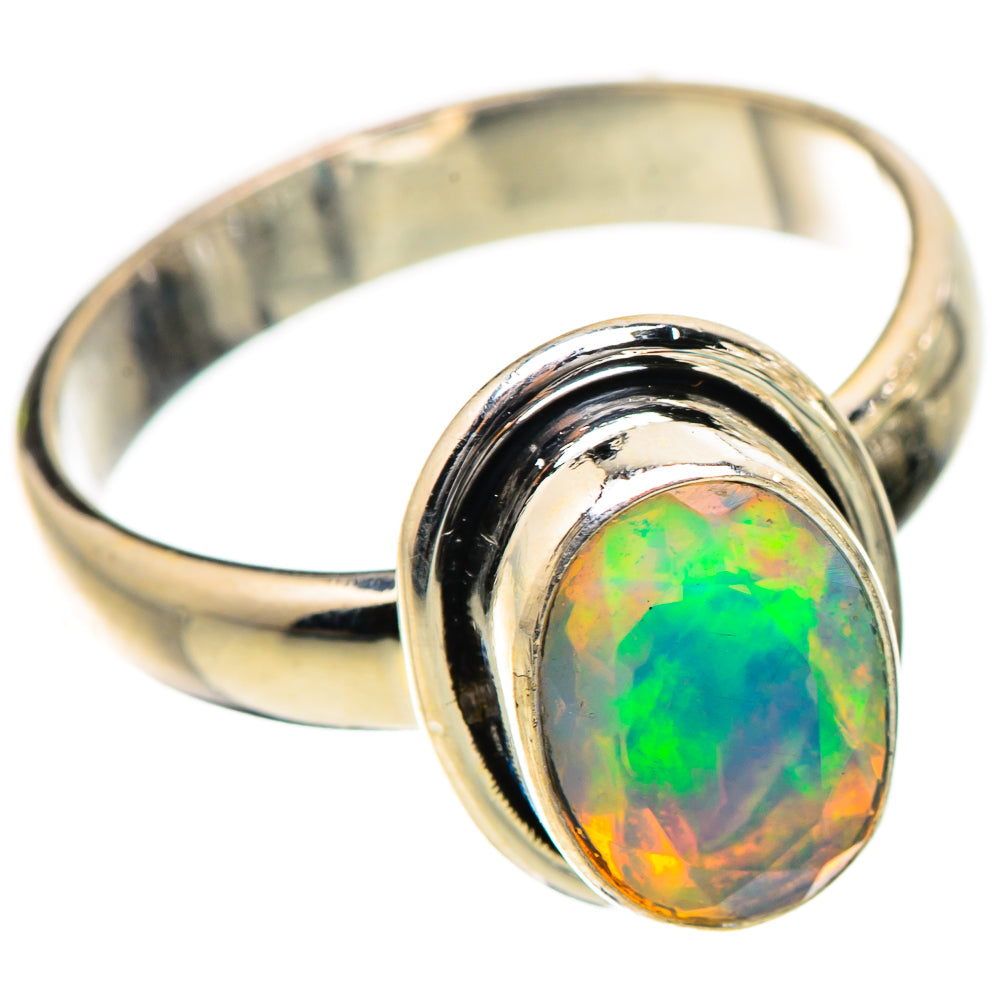 Ethiopian Opal Ring Size 7.5 (925 Sterling Silver) RING135474