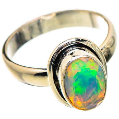 Ethiopian Opal Ring Size 7.5 (925 Sterling Silver) RING135474
