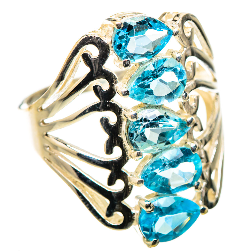 Ana Silver Co Blue Topaz Ring Size 9.75 (925 Sterling Silver)