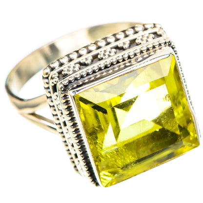 Faceted Citrine Ring Size 10.75 (925 Sterling Silver) RING136591