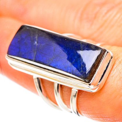 Large Labradorite Ring Size 7 (925 Sterling Silver) RING136752