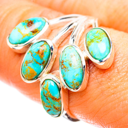Chrysocolla Ring Size 8.25 (925 Sterling Silver) RING136510