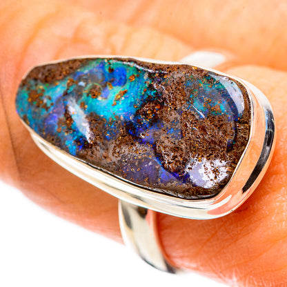 Boulder Opal 925 Sterling Silver Ring Size 8.25 (925 Sterling Silver) RING137689