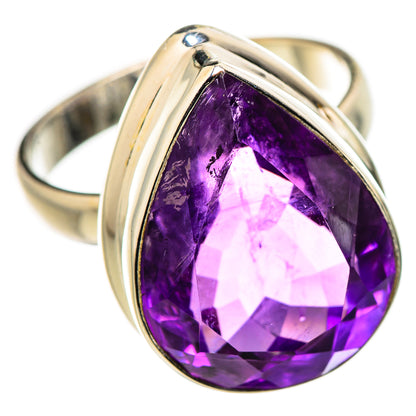 Faceted Amethyst Ring Size 8 (925 Sterling Silver) RING134628
