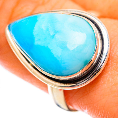 Larimar Ring Size 9.25 (925 Sterling Silver) RING135851