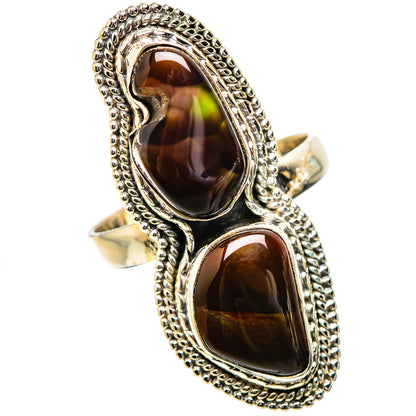 Large Mexican Fire Agate Ring Size 9.75 (925 Sterling Silver) RING135392