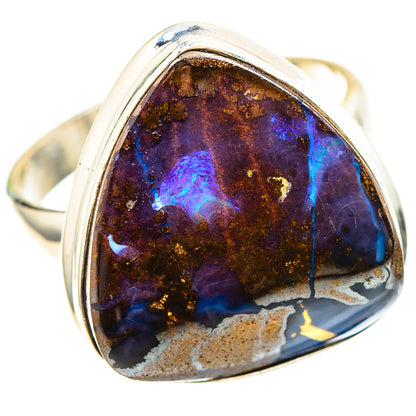 Boulder Opal Ring Size 10 (925 Sterling Silver) RING136677