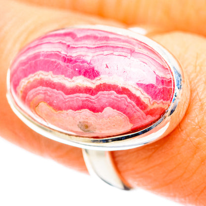 Rhodochrosite 925 Sterling Silver Ring Size 7.75 (925 Sterling Silver) RING137216