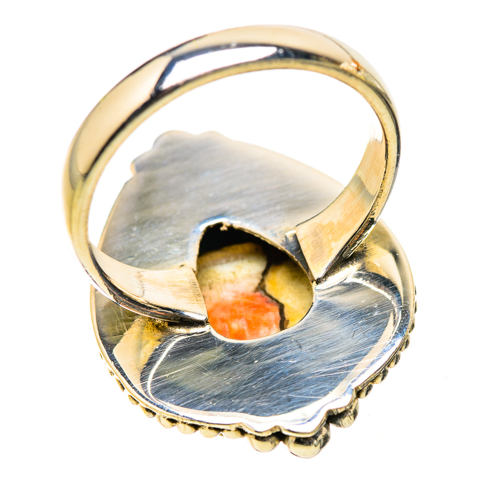 Ana Silver Co Spiny Oyster Turquoise Ring Size 7.25 (925 Sterling Silver)