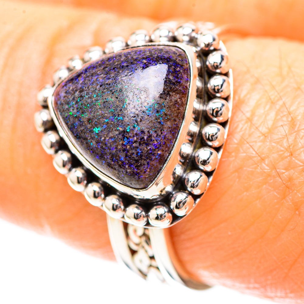 Andamooka Opal 925 Sterling Silver Ring Size 8 (925 Sterling Silver) RING137193