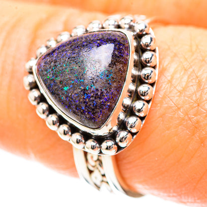 Andamooka Opal 925 Sterling Silver Ring Size 8 (925 Sterling Silver) RING137193