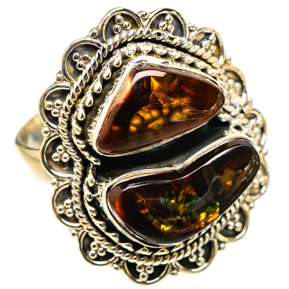 Mexican Fire Agate Ring Size 9 (925 Sterling Silver) RING135533