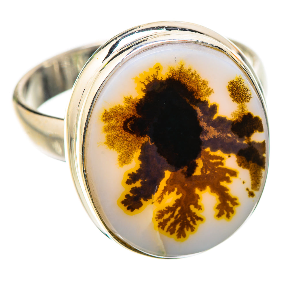 Ana Silver Co Scenic Dendritic Agate Ring Size 8 (925 Sterling Silver)
