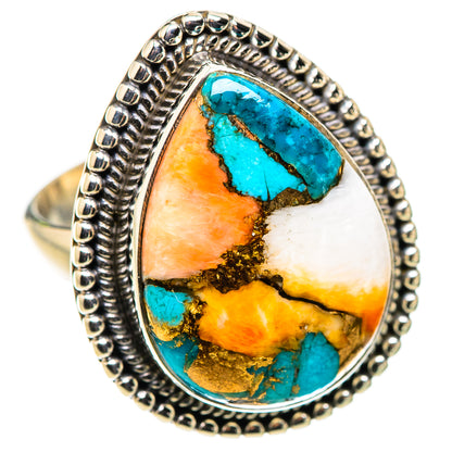 Spiny Oyster Turquoise Ring Size 6.25 (925 Sterling Silver) RING135613