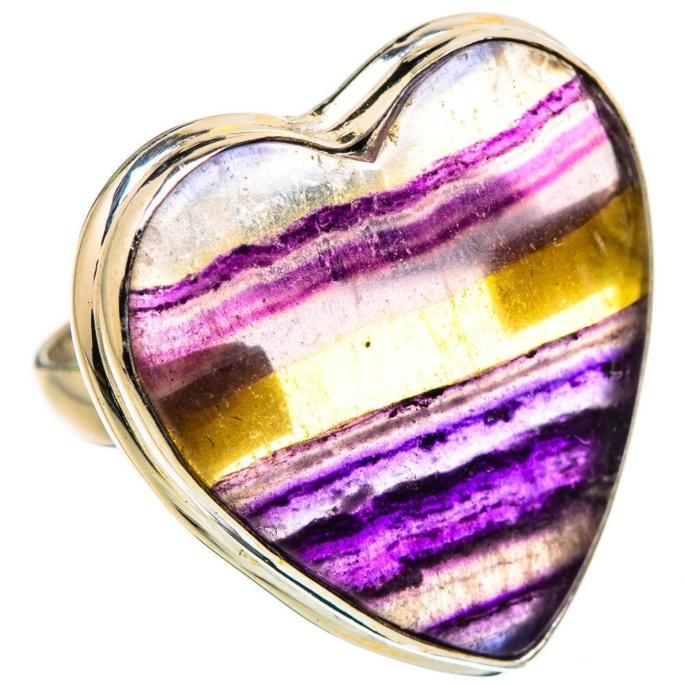 Large Fluorite Ring Size 10 (925 Sterling Silver) RING135363