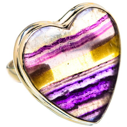 Large Fluorite Ring Size 10 (925 Sterling Silver) RING135363