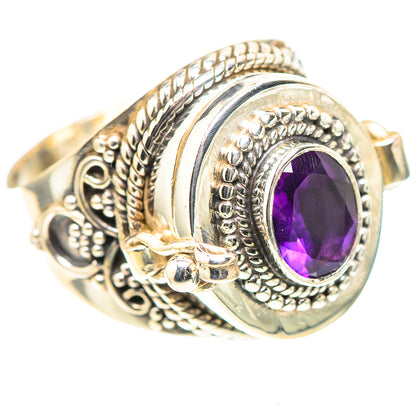 Poison Faceted Amethyst 925 Sterling Silver Ring Size 8 (925 Sterling Silver) RING137495
