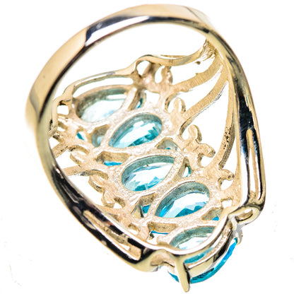Blue Topaz 925 Sterling Silver Ring Size 7.5 Ana Co R135183