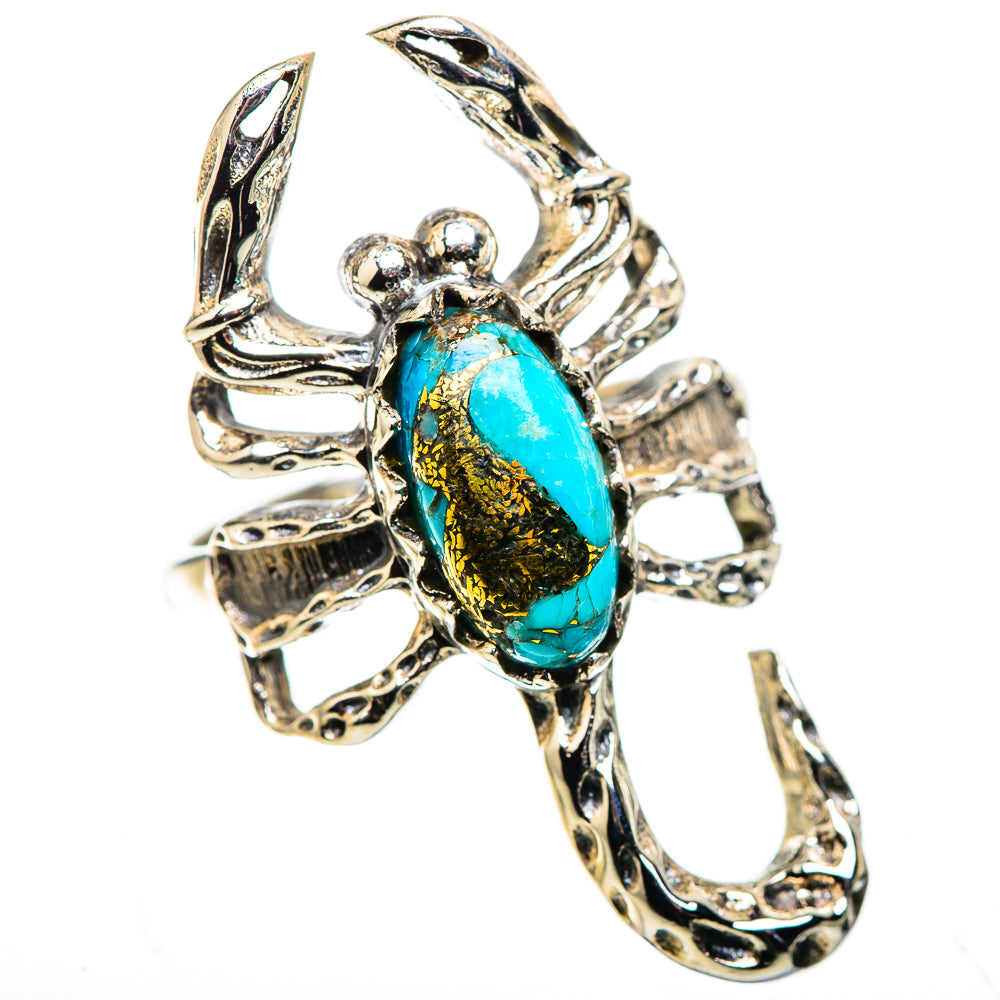 Kingman Mohave Turquoise Ring Size 7.25 (925 Sterling Silver) RING136054