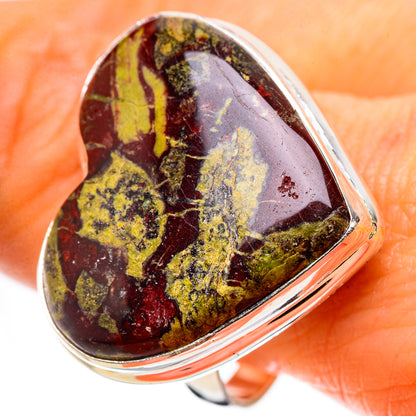 Ana Silver Co Large Rainforest Jasper Ring Size 11 (925 Sterling Silver)